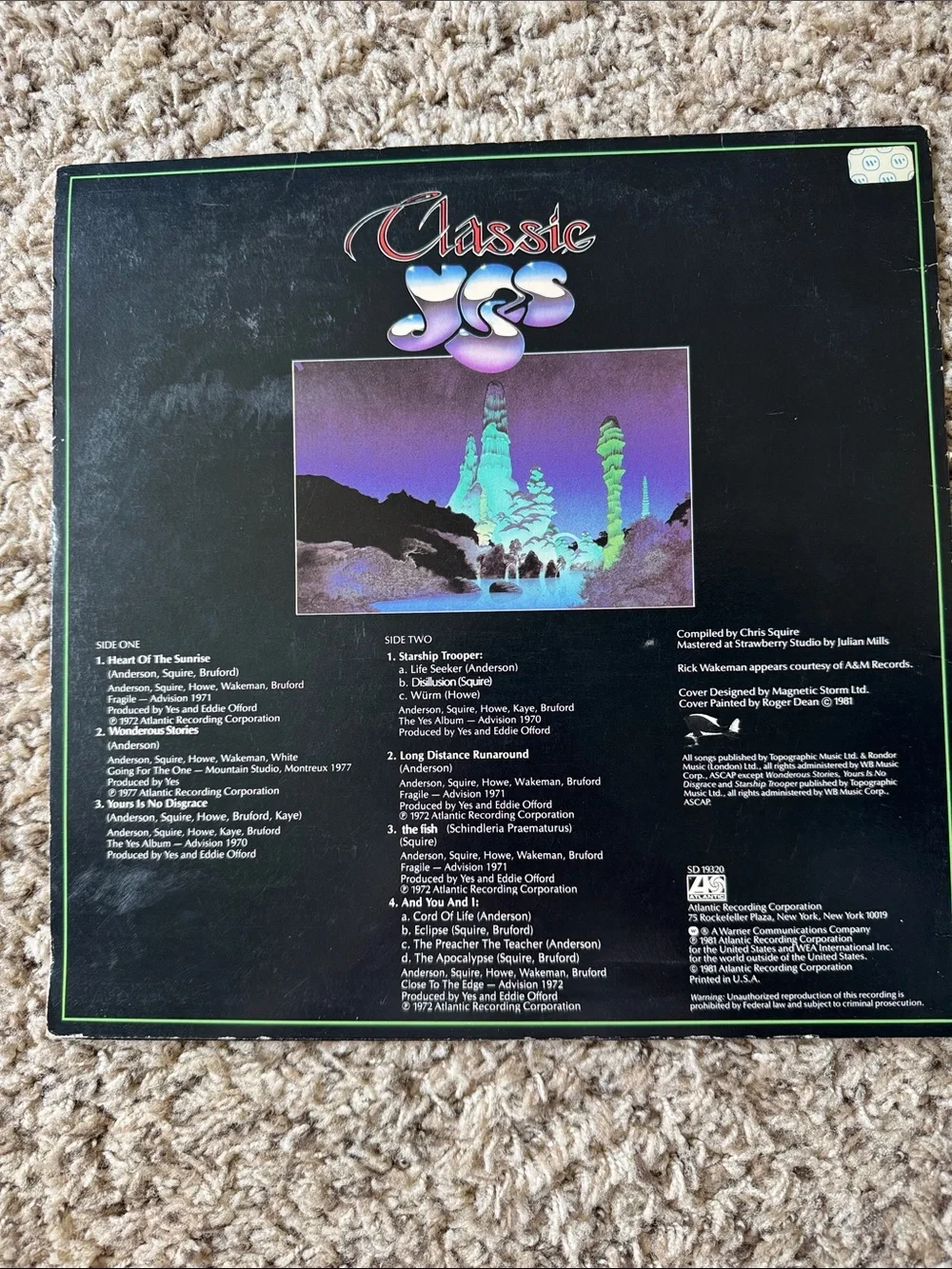 Classic Yes Record - Picture 2 of 2